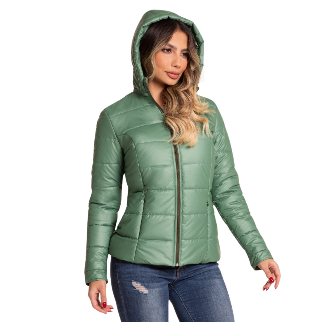 KIDO Chaqueta Impermeable Satinado